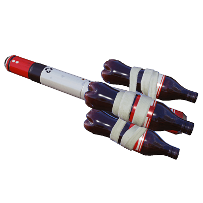 Coke Propeller, Creative Destruction trap & gadget artwork
