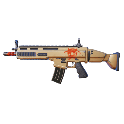 SCAR, Creative Destruction assault rifle artwork