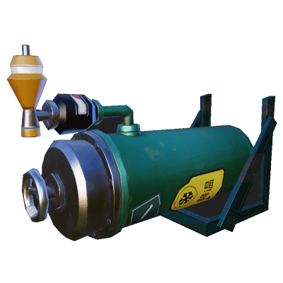 LN2 Thrower, Creative Destruction trap & gadget artwork