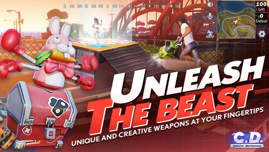 Creative Destruction unleash the beast artwork