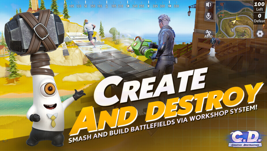 Official Creative Destruction build gameplay artwork