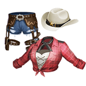 Rose of the West official character skin